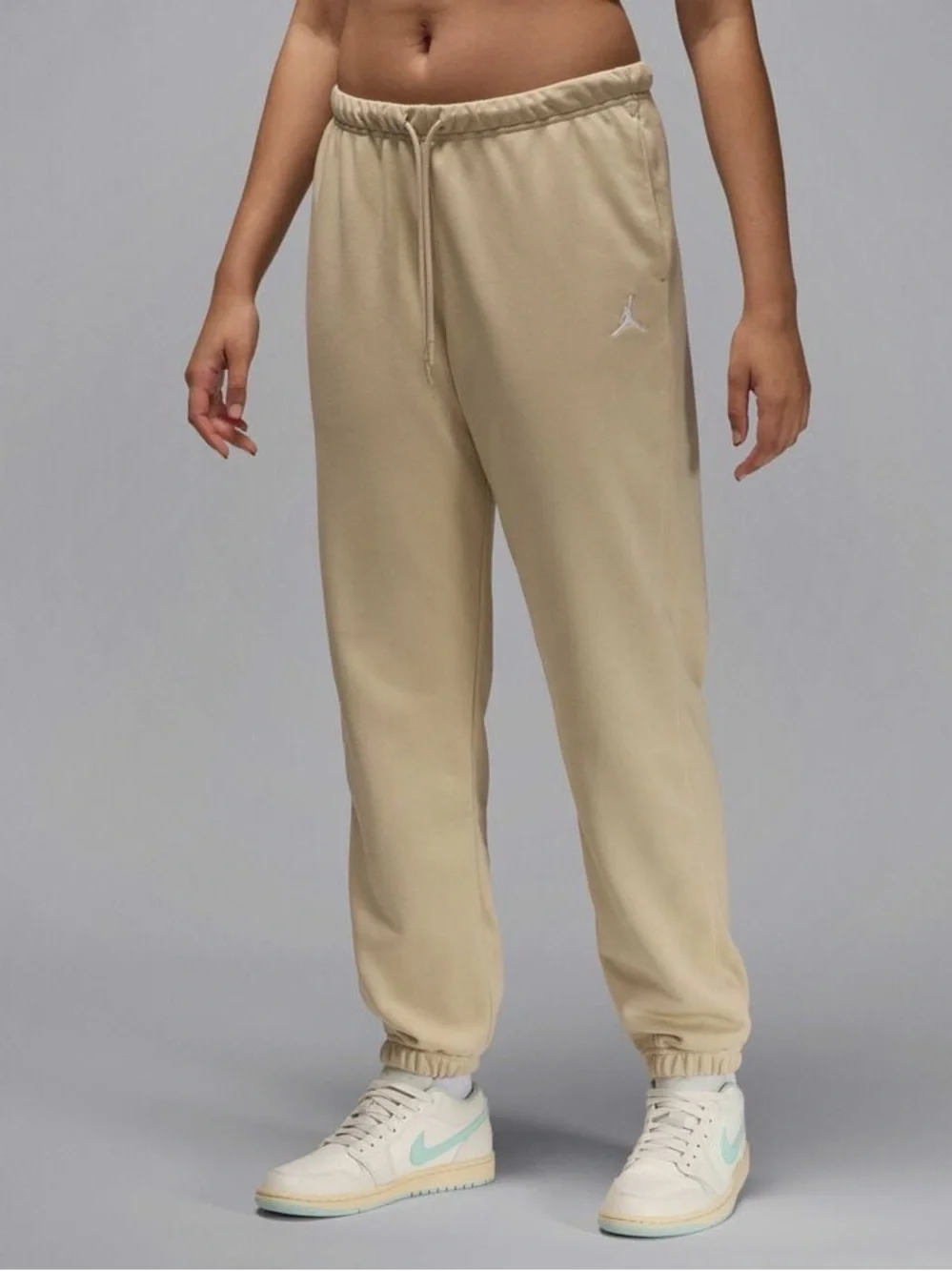Jordan Women's Beige Drawstring Joggers